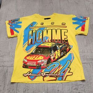 Homme Femme Nascar Racing Team T-Shirt Size L‎